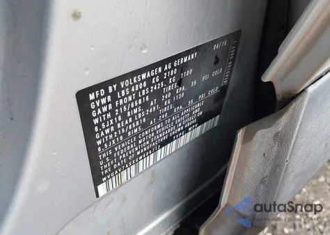 2016 Volkswagen Tiguan S из США, поврежденный, VIN WVGAV7AXXGW606712